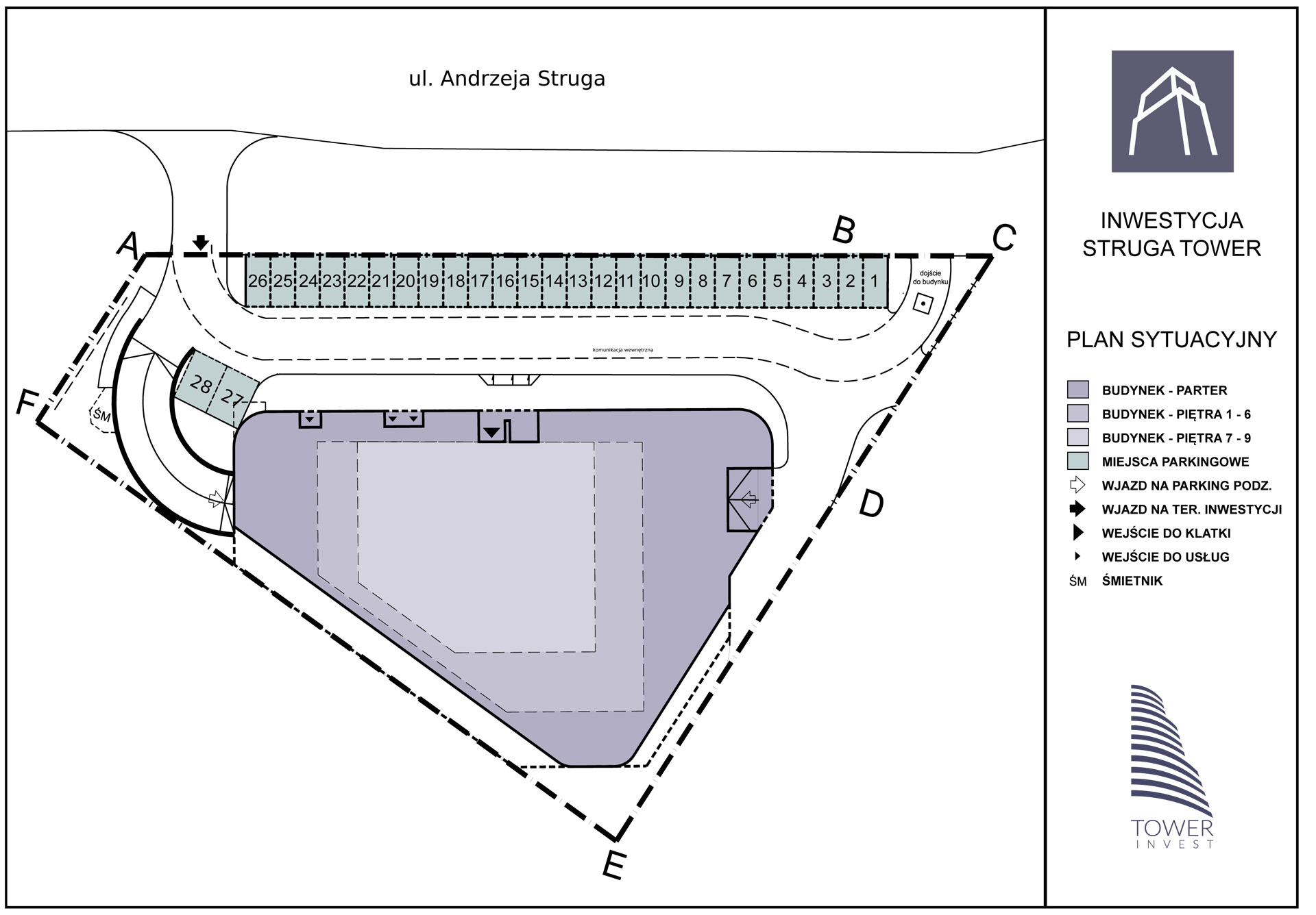 Mieszkania Radom, plan sytuacyjny